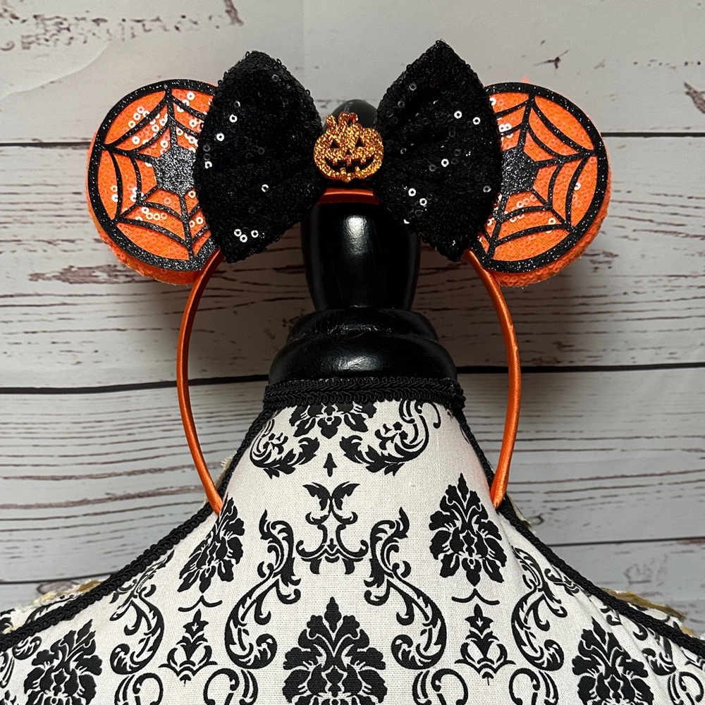 Halloween Spider Web Ears Headband